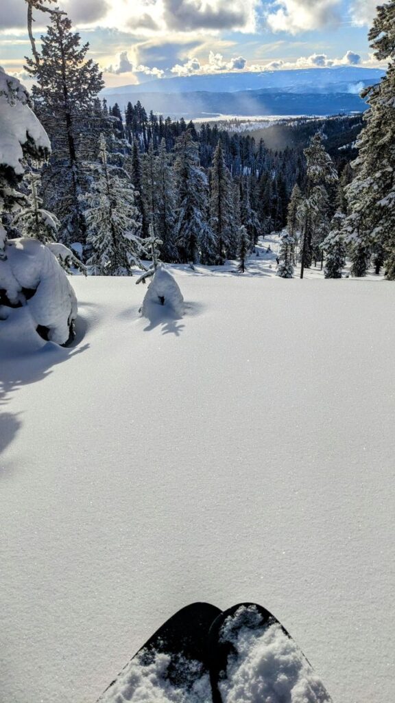 Backcountry Skiing Sargeants McCall, Idaho