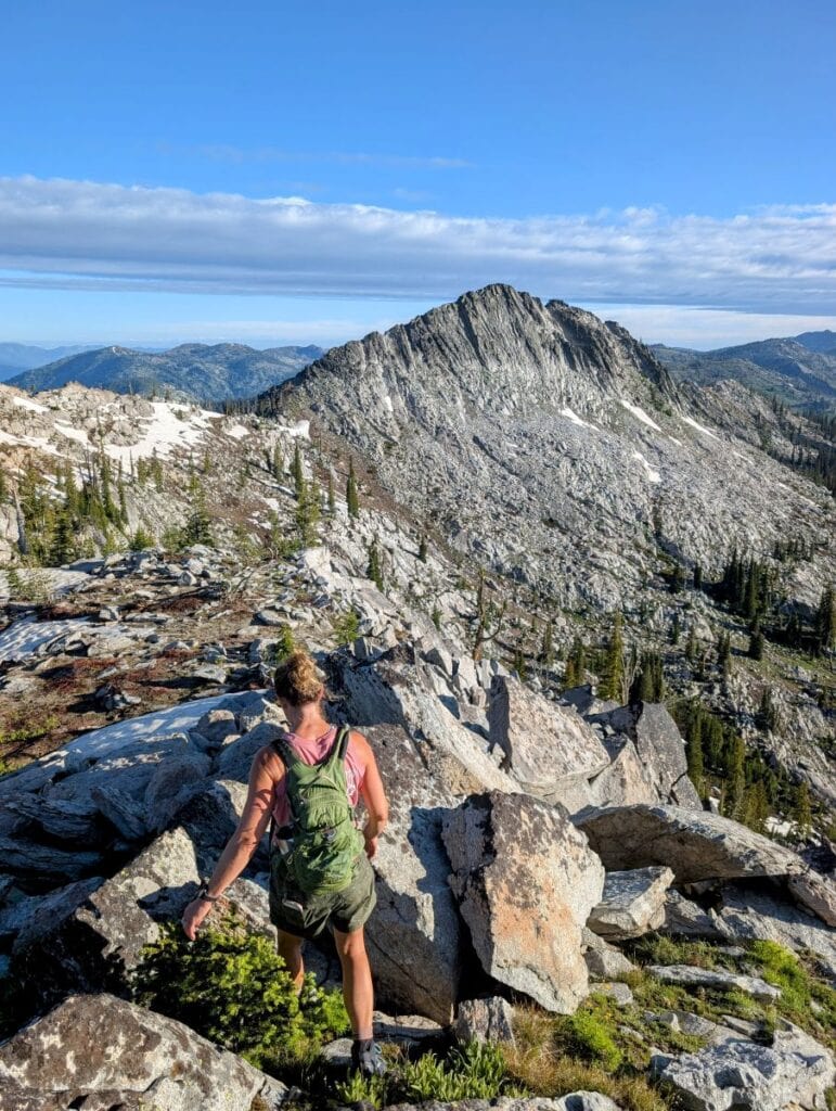 Backcountry hike to Beaverdam Peak McCall Idaho
