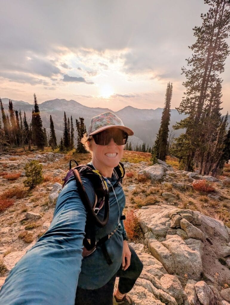 Kelli in McCall Idaho near Boulder Lake