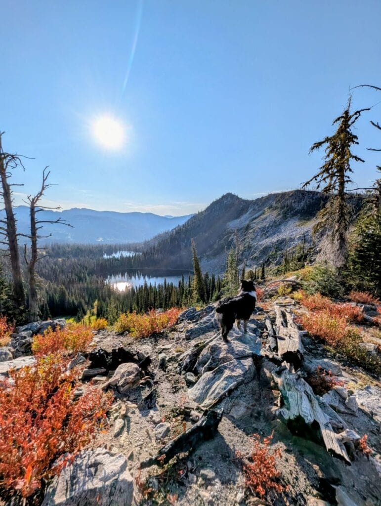 Grassy Mtn Lakes Overlook in McCall Idaho